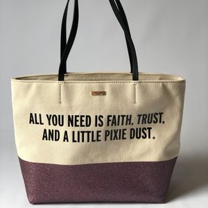 Kate spade disney tote pixie dust Clearance